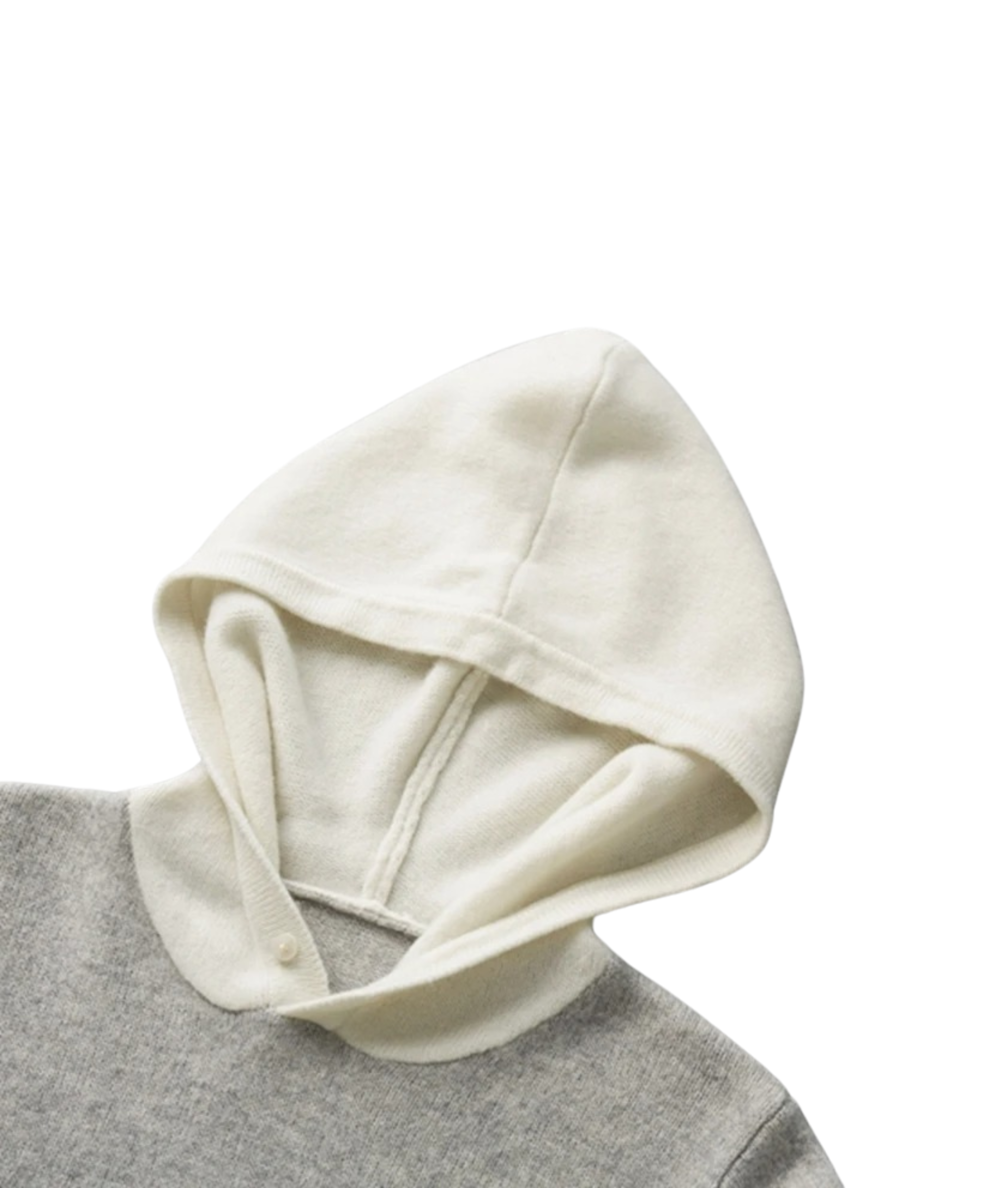 Merino Hoodie Button