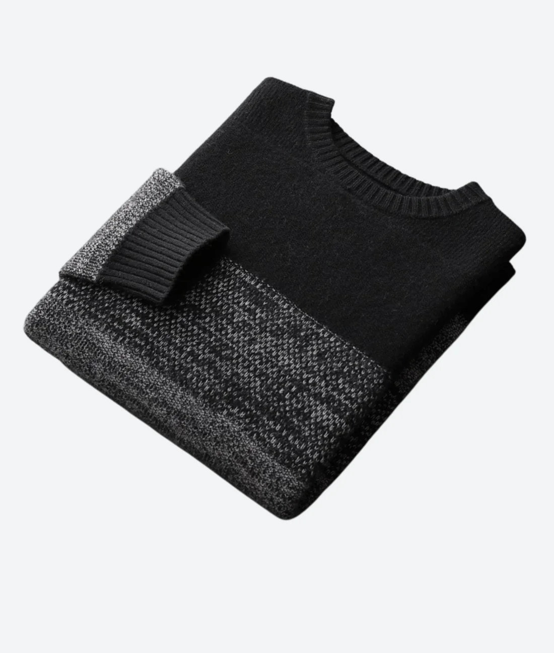 Merino Crewneck Mönstrad